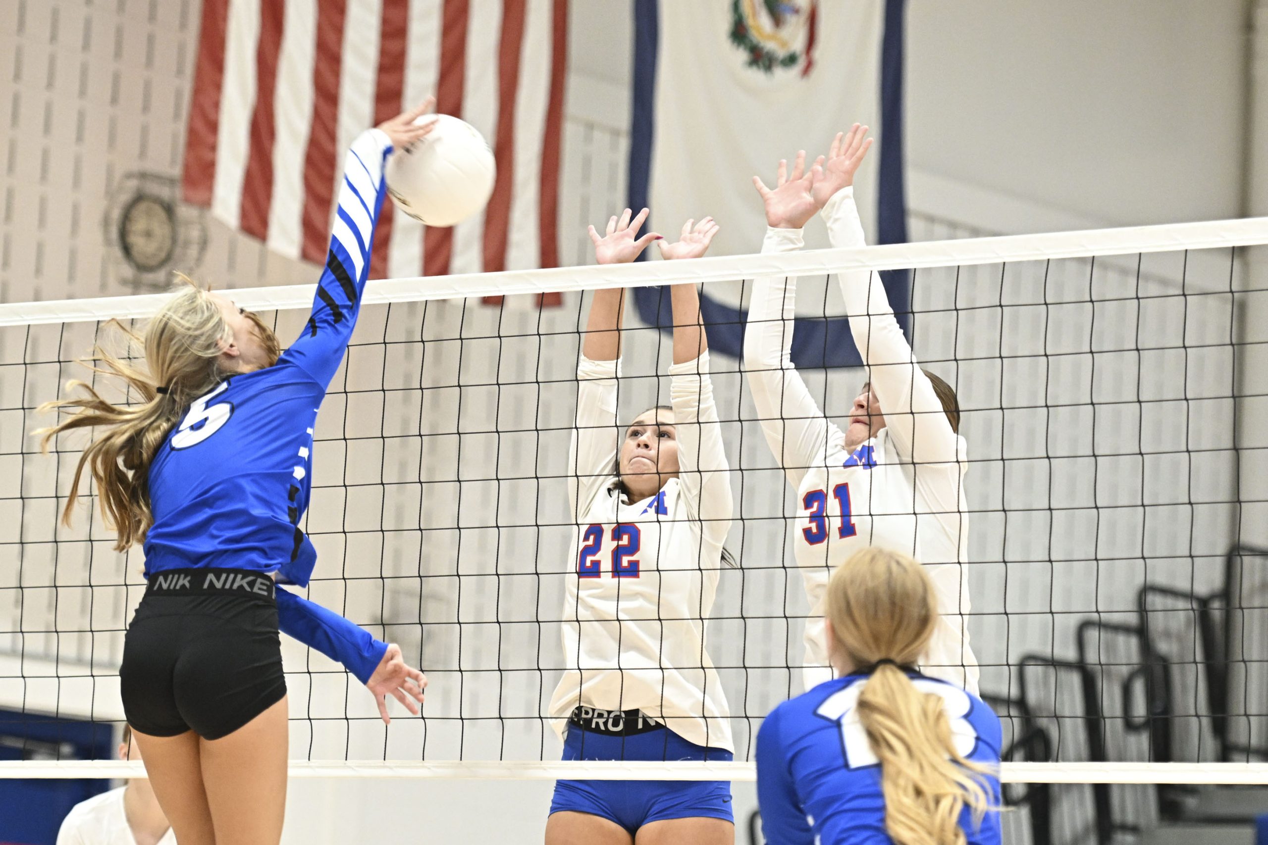 Morgantown volleyball sweeps season opener on its new court